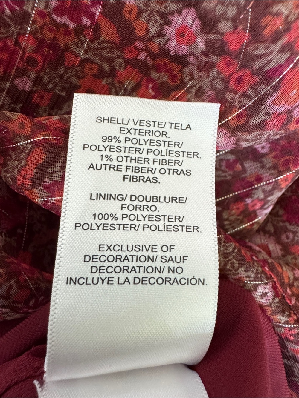 Lucky Brand Adjustable Spaghetti-Strap Floral Midi Dress - Picture 6 of 7
